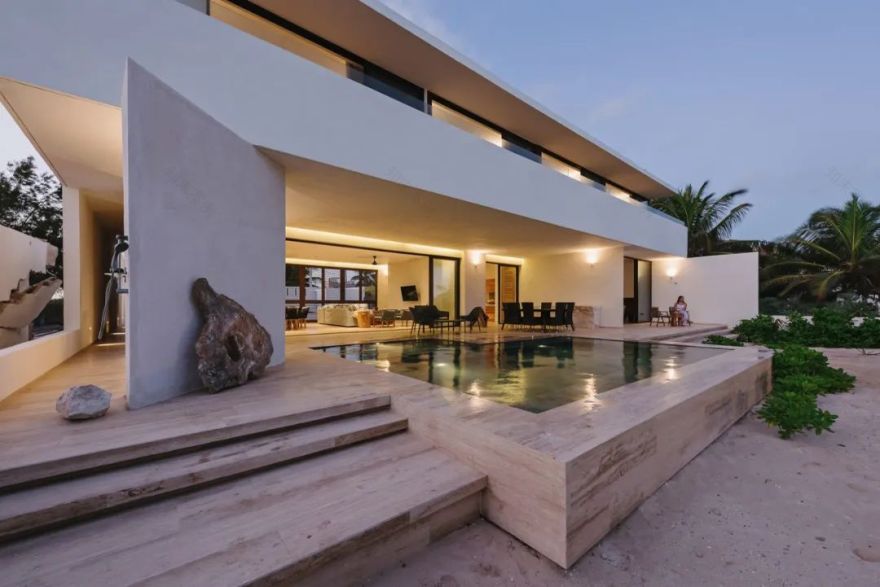 尤卡坦半岛 463 平米海滨别墅设计-28