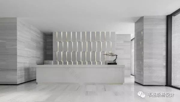 蓝郡公馆销售中心 | 简约纯粹,展现空间张力-11