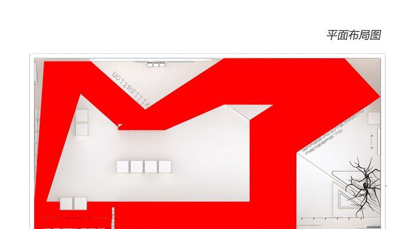 长江之路 | 长江村村史馆的红色飘带设计-13