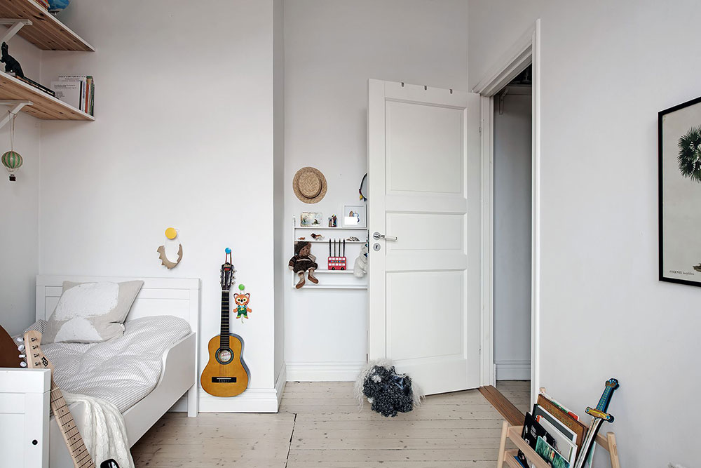 斯德哥尔摩时尚对比风格的美丽公寓-35