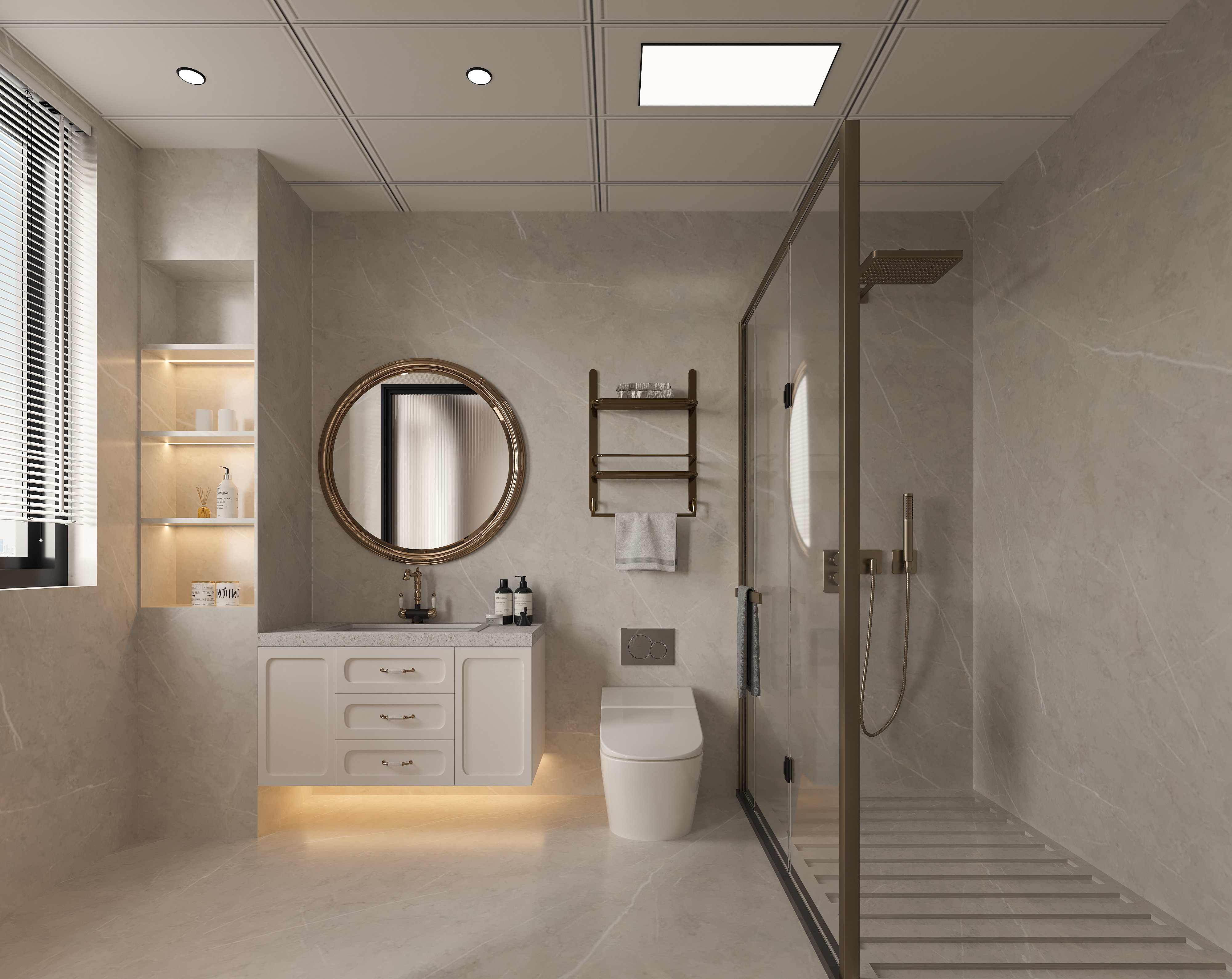 美式轻奢风格效果表现案例-8