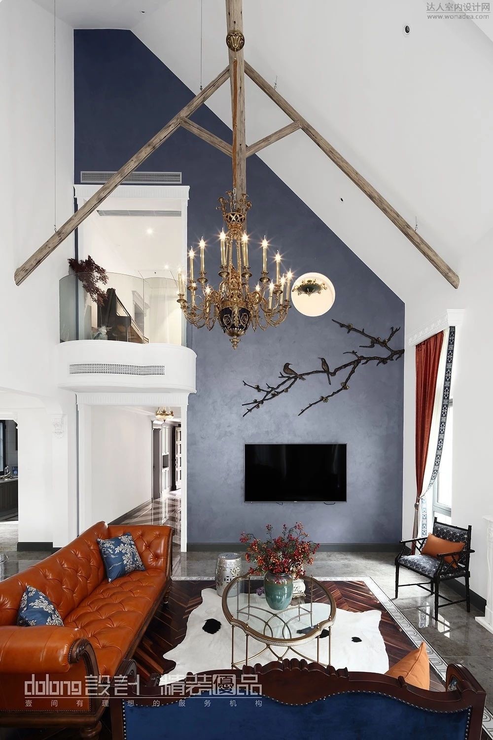 混搭风格独栋别墅设计 | 优雅知性女业主的梦想家园-4