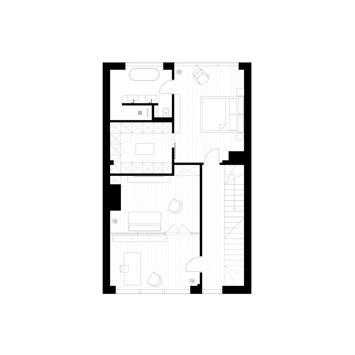 300平 三层住宅空间设计！-34