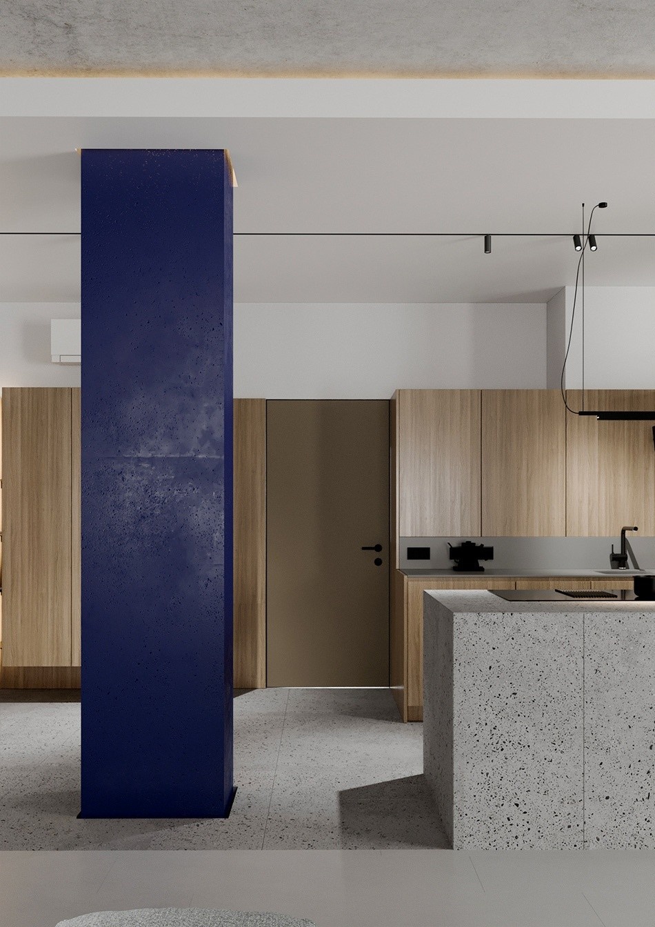 100㎡简约风湛蓝住宅设计 超精致！ | 疯狂爱设计-8