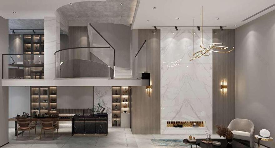 别墅装修效果图-0