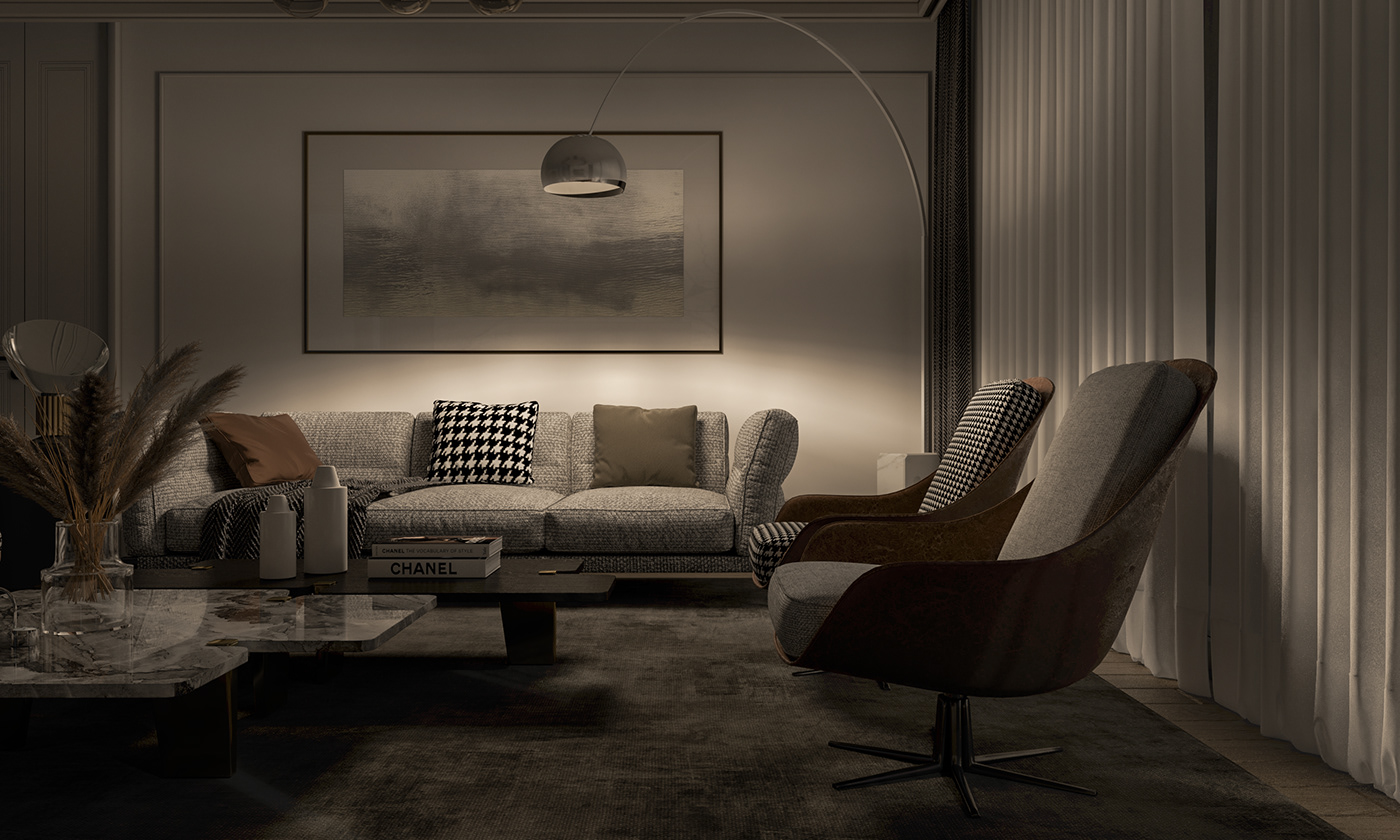 Anastasiya Gushchina丨平层丨Show Apartment Interior Design l Hatay, Turkey-3