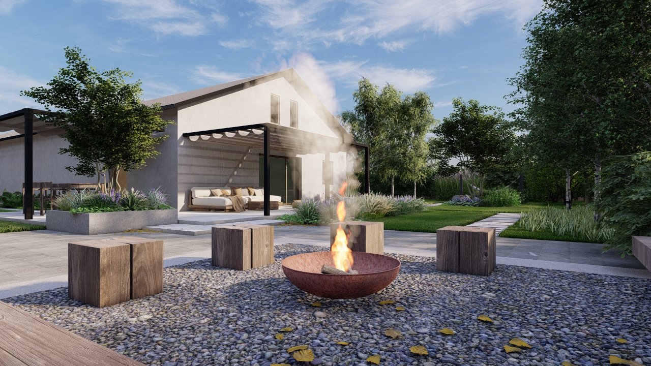 Geometric garden(带草坪的几何花园)丨波兰莱格尼察-6