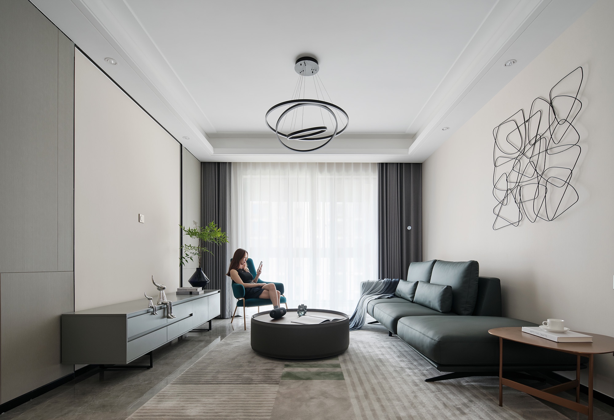 卓色软装 · 无限遐想,塑造简奢诗境-3