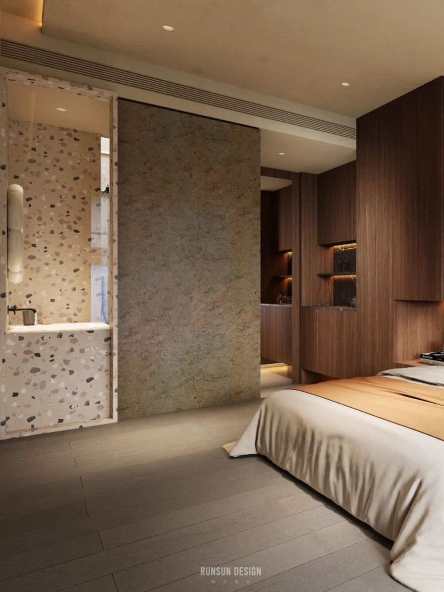 侘寂洞穴风民宿设计丨中国温州丨朗石设计-111