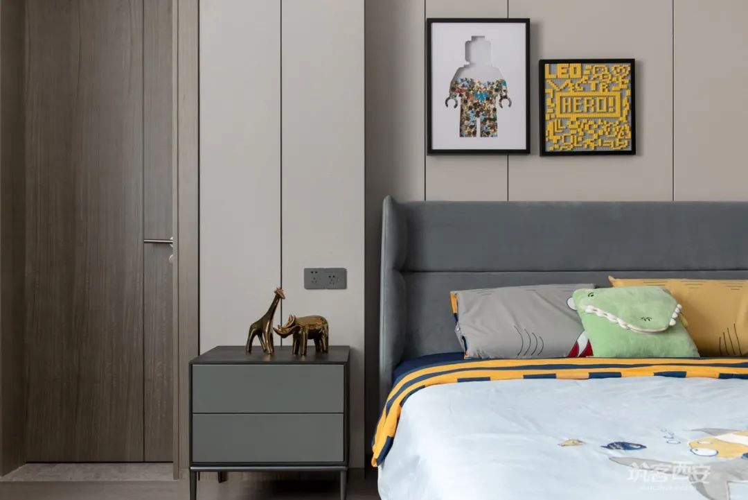 曲江玫瑰园·刘雅娟的大平层艺术装扮丨中国西安丨様家荟·御点软装设计中心-68