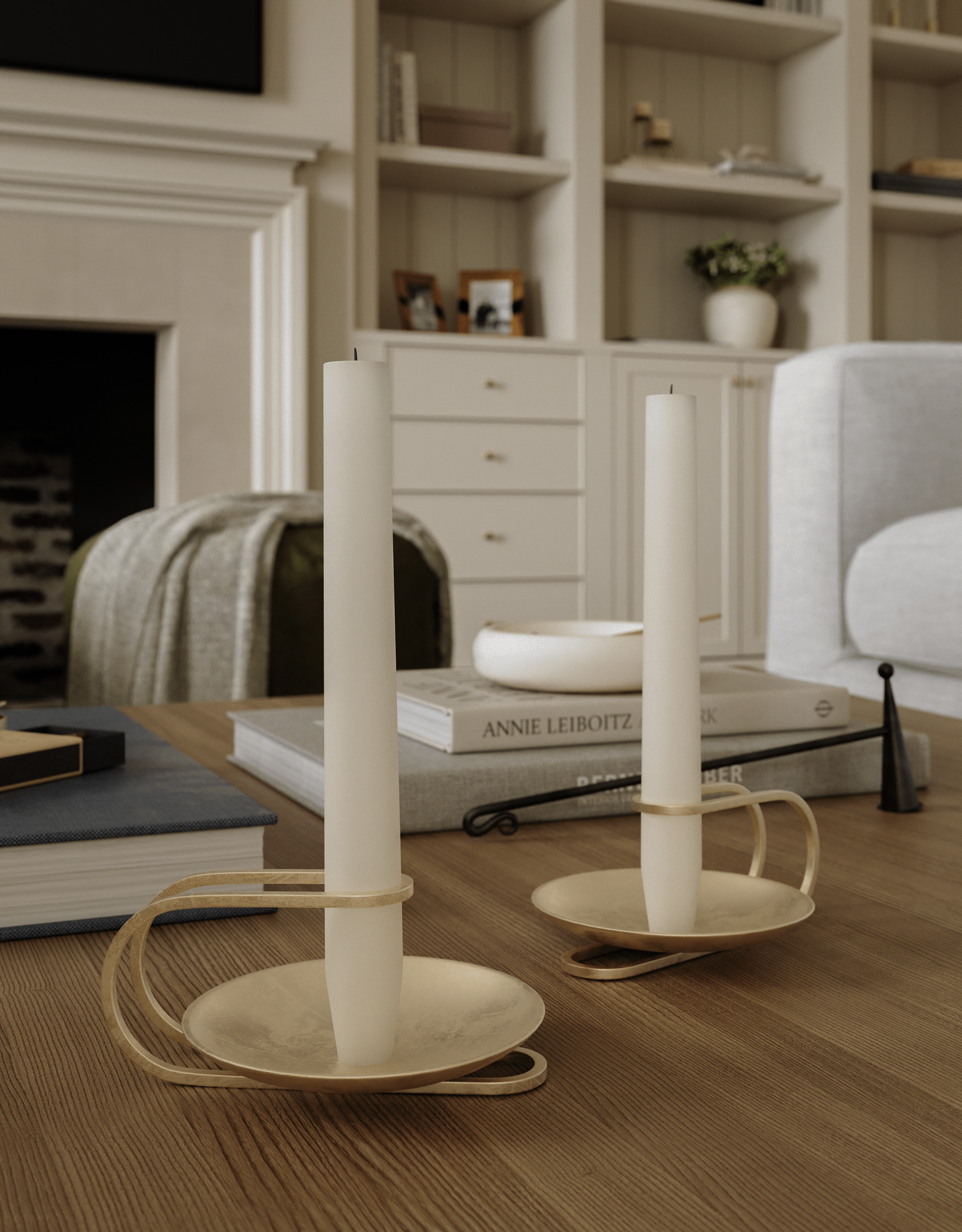 Transitional Living Room Interior Visualization-9