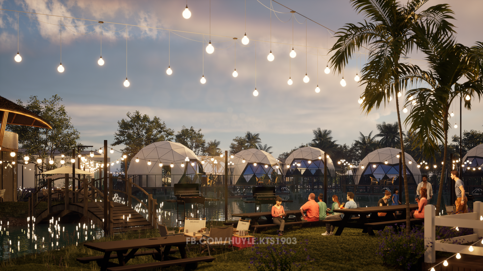 HT 度假村与露营地景观建筑设计丨越南-22