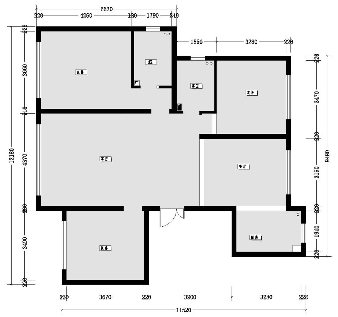 现代轻奢风三口之家室内设计丨中国赤峰丨刘国琦-40