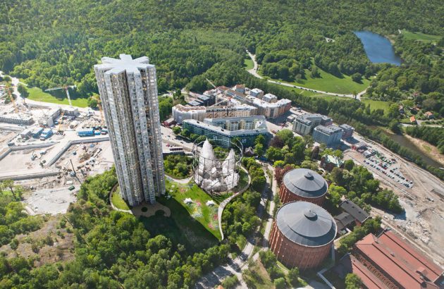 瑞典旧燃油储备罐改造住宅项目丨瑞典斯德哥尔摩丨Herzog & de Meuron,Piet Oudolf,LOLA-3