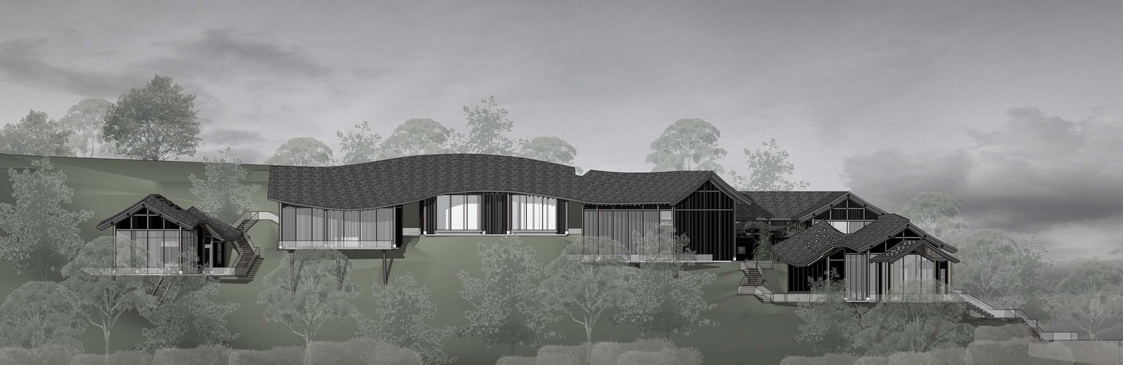 峨眉山会宗书院丨中国眉山丨UA 尤安设计-43