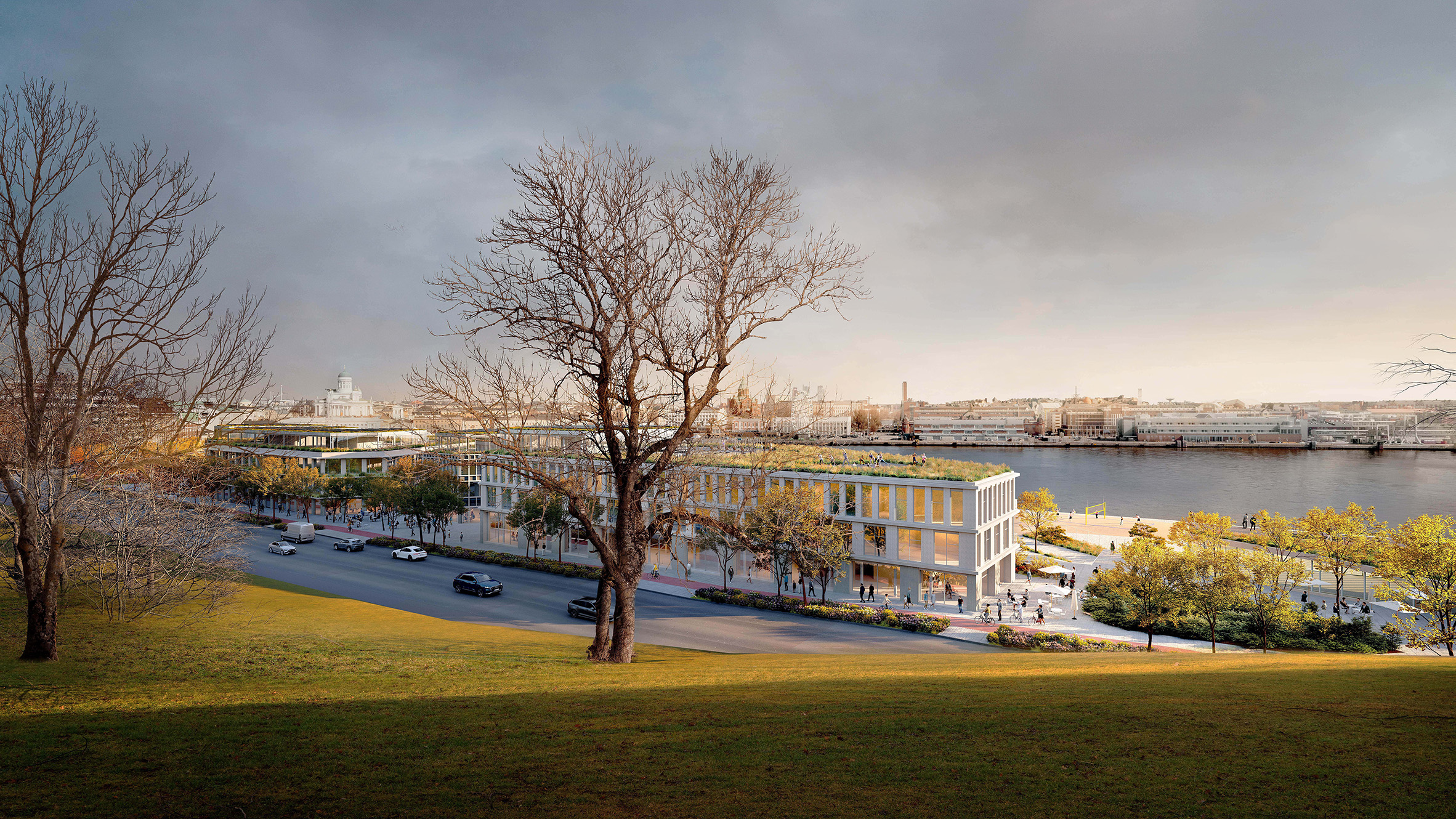 赫尔辛基 Makasiiniranta 水滨文化区 | 历史建筑与可持续发展的完美结合-0