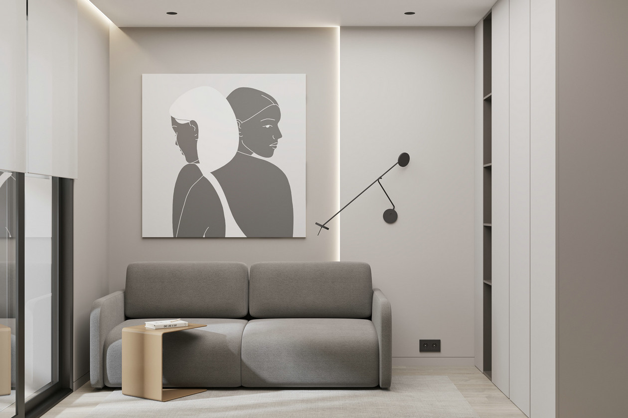 102㎡浅色系住宅设计-6