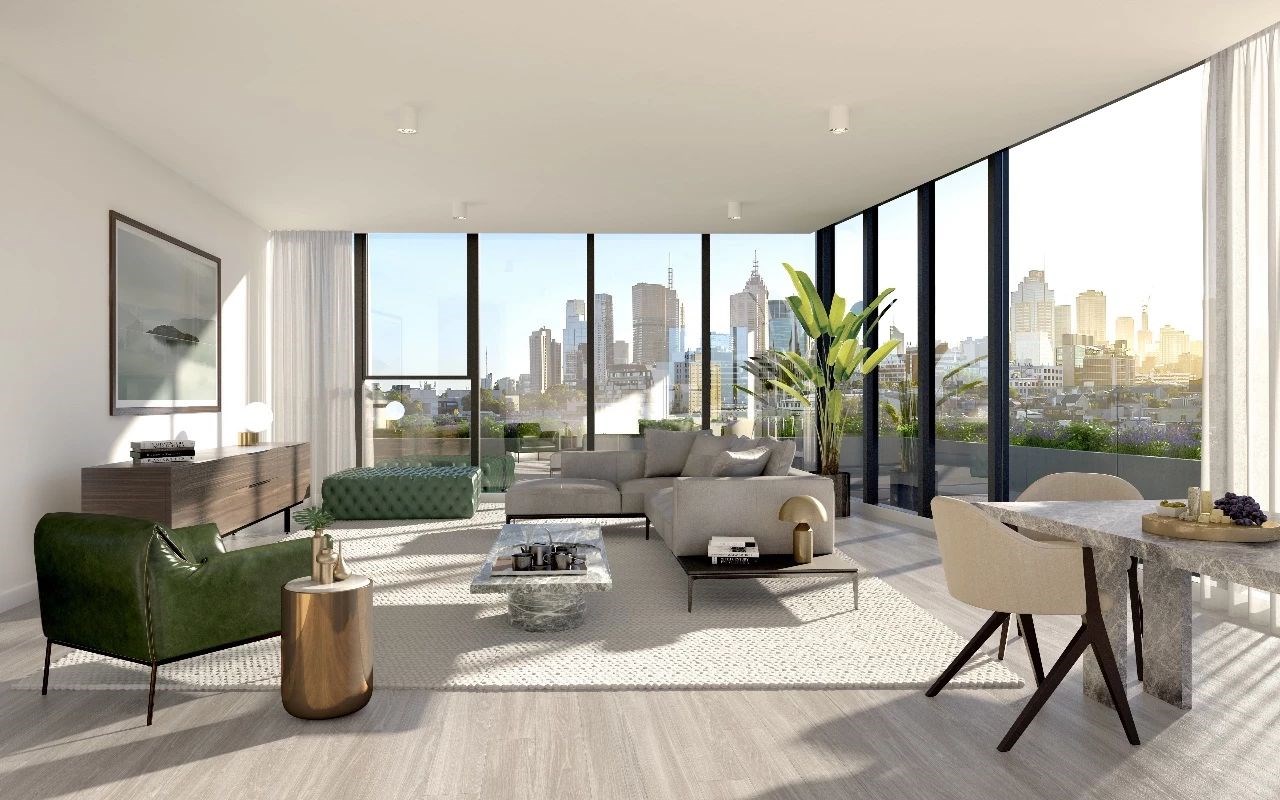 墨尔本 St Boulevard 项目,高科技定制窗户打造城市园林建筑-24