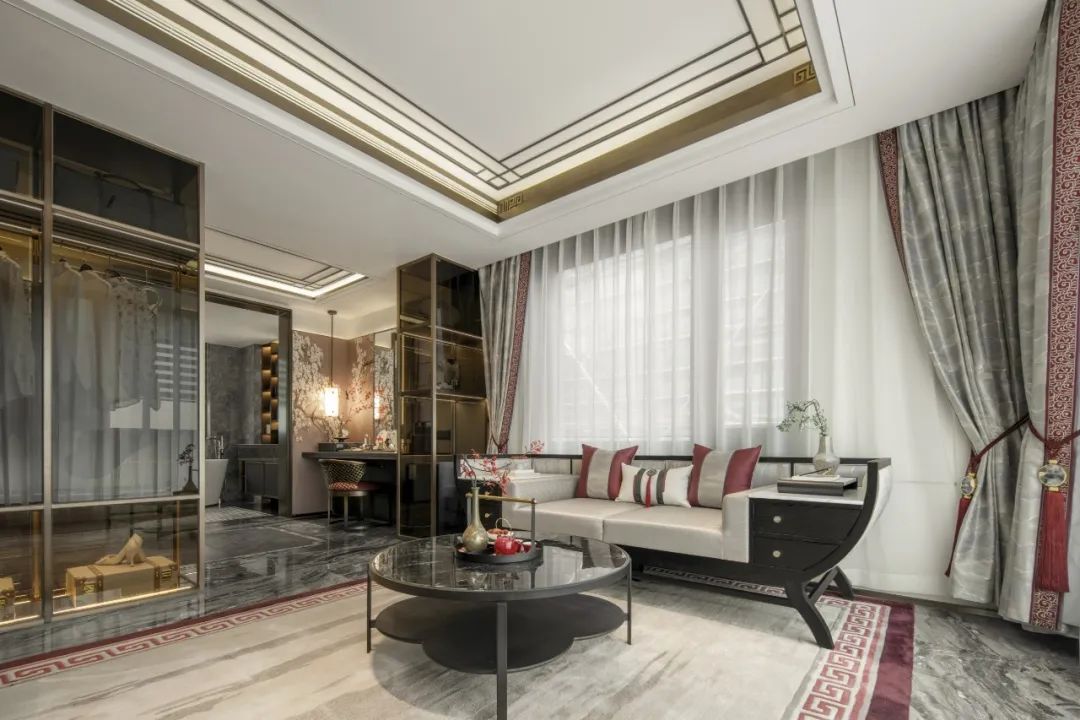 盛唐诗意,现代中式住宅设计丨中国宁波丨一然设计（上海,北京,深圳,沈阳）-76