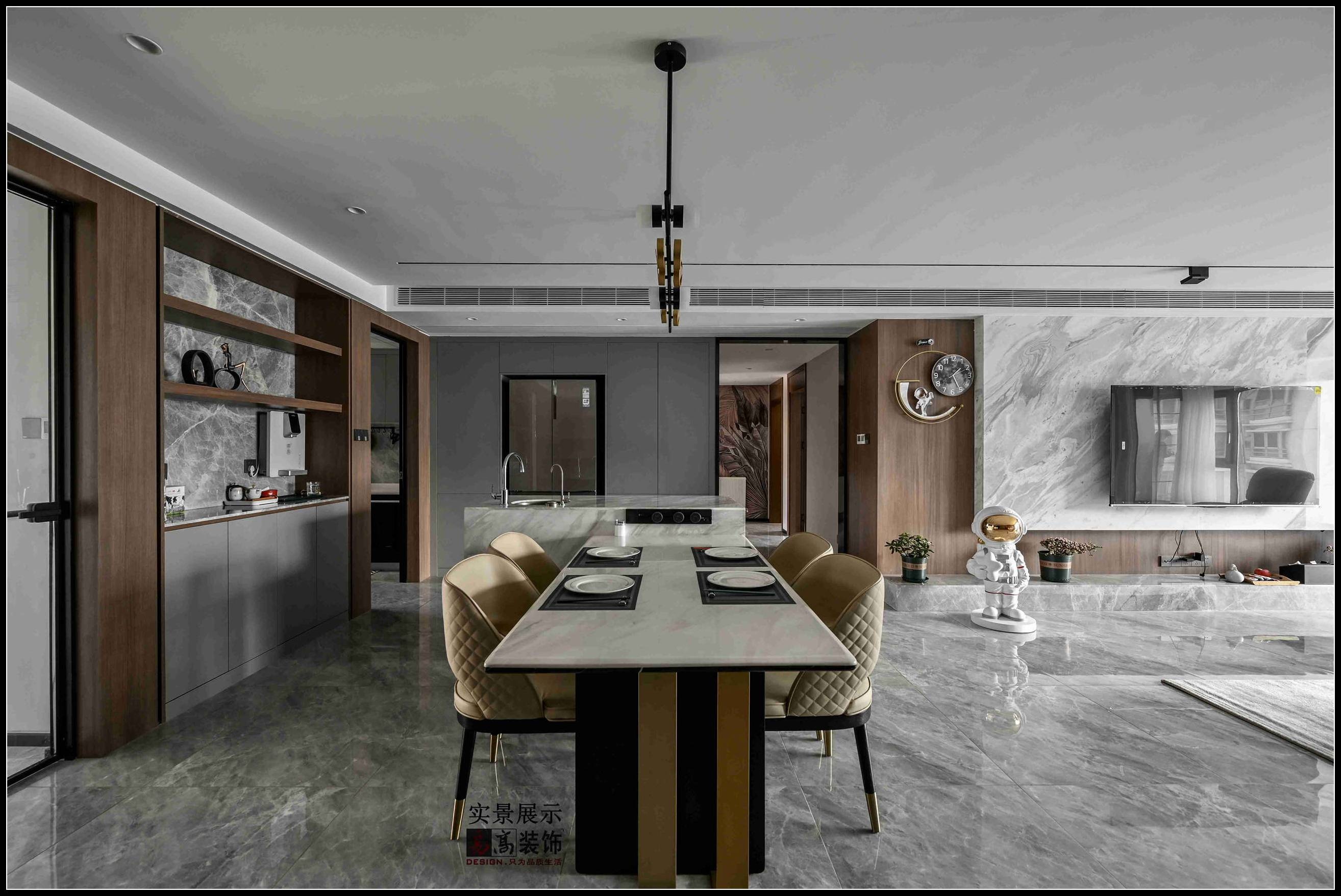 鸿源国际公馆实景呈现丨易高装饰-11