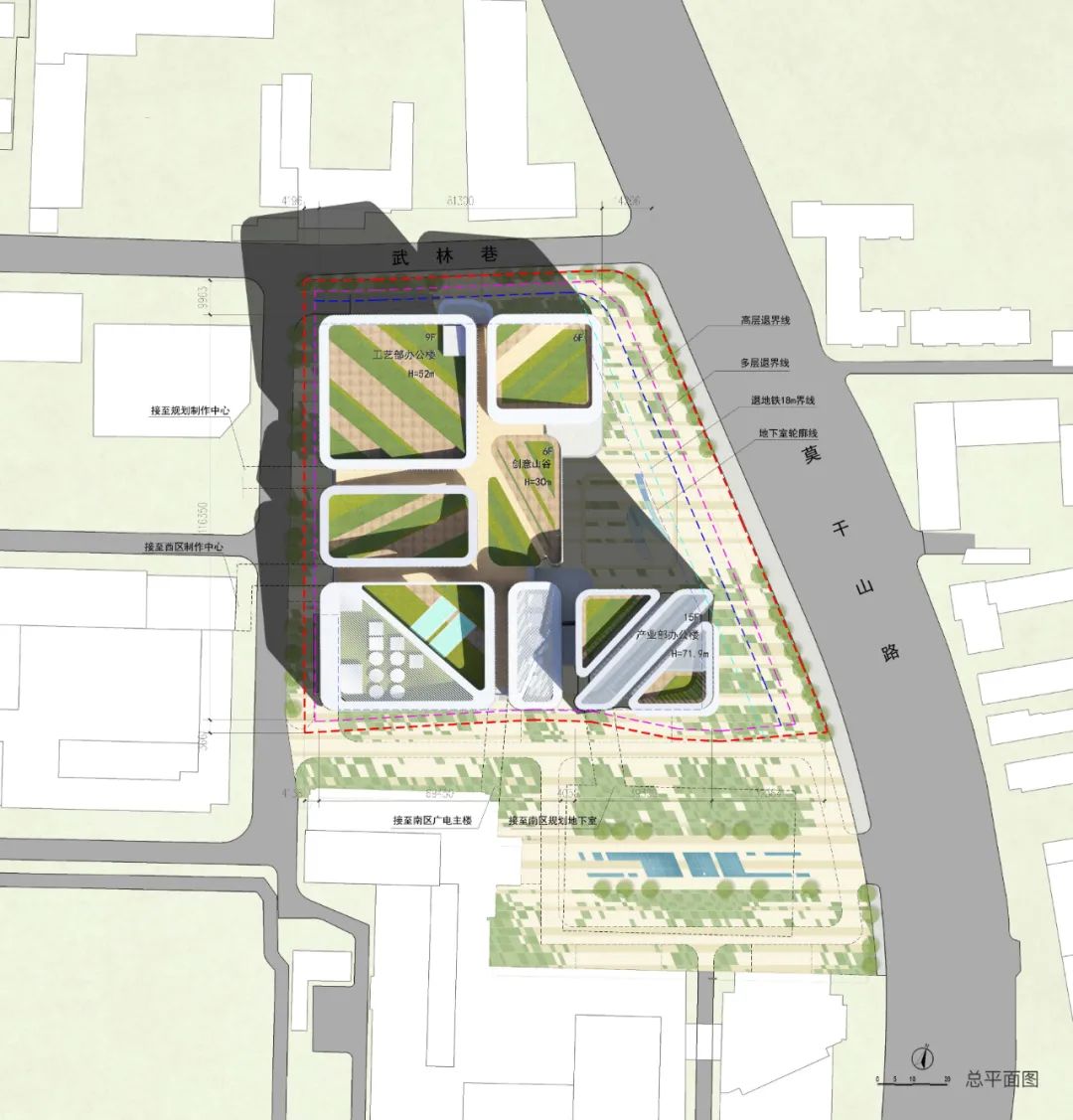 浙江广电传媒用房丨中国杭州丨申都设计集团+席地建筑-6