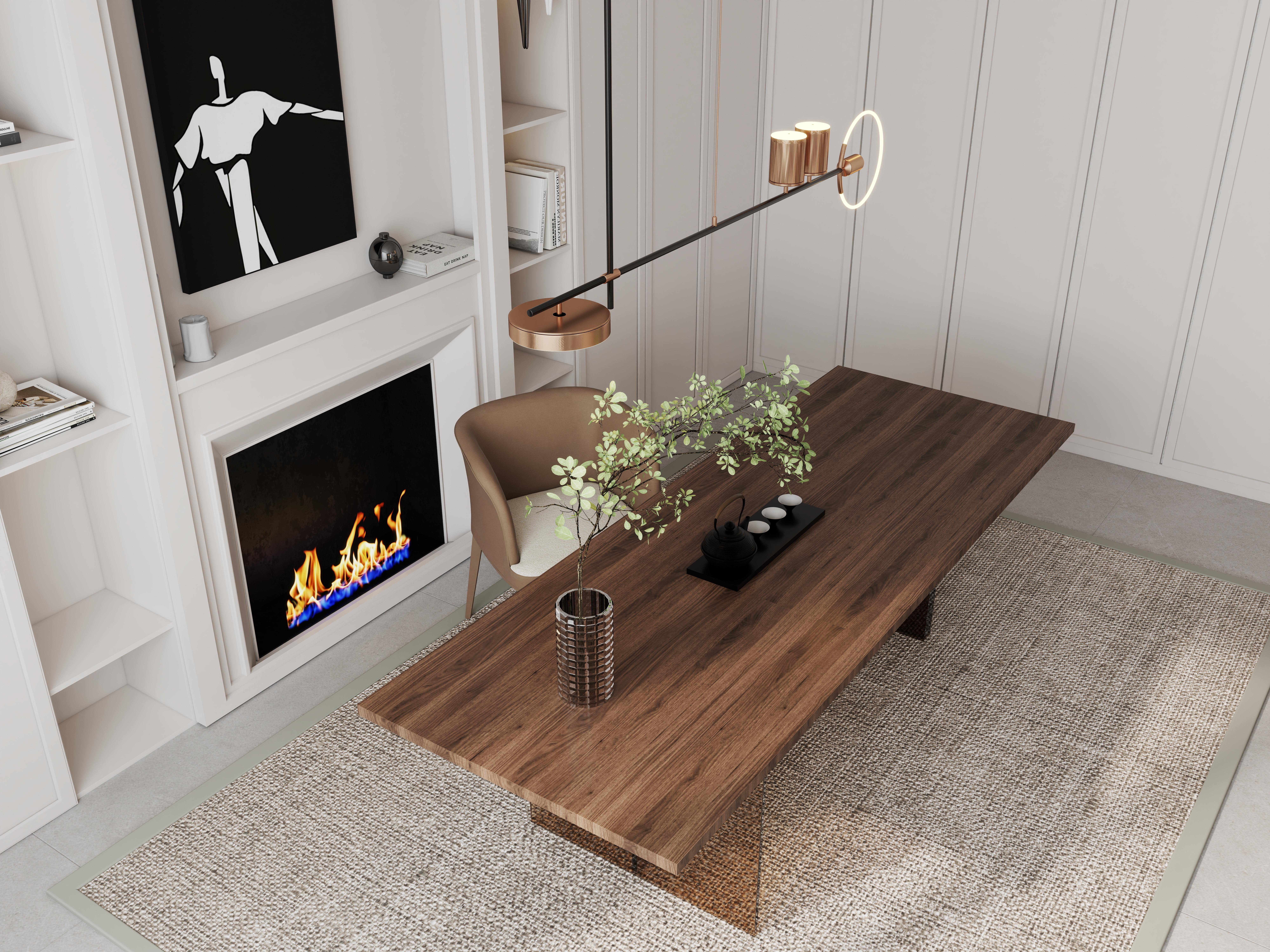 豪苑翡翠城家装效果图-8