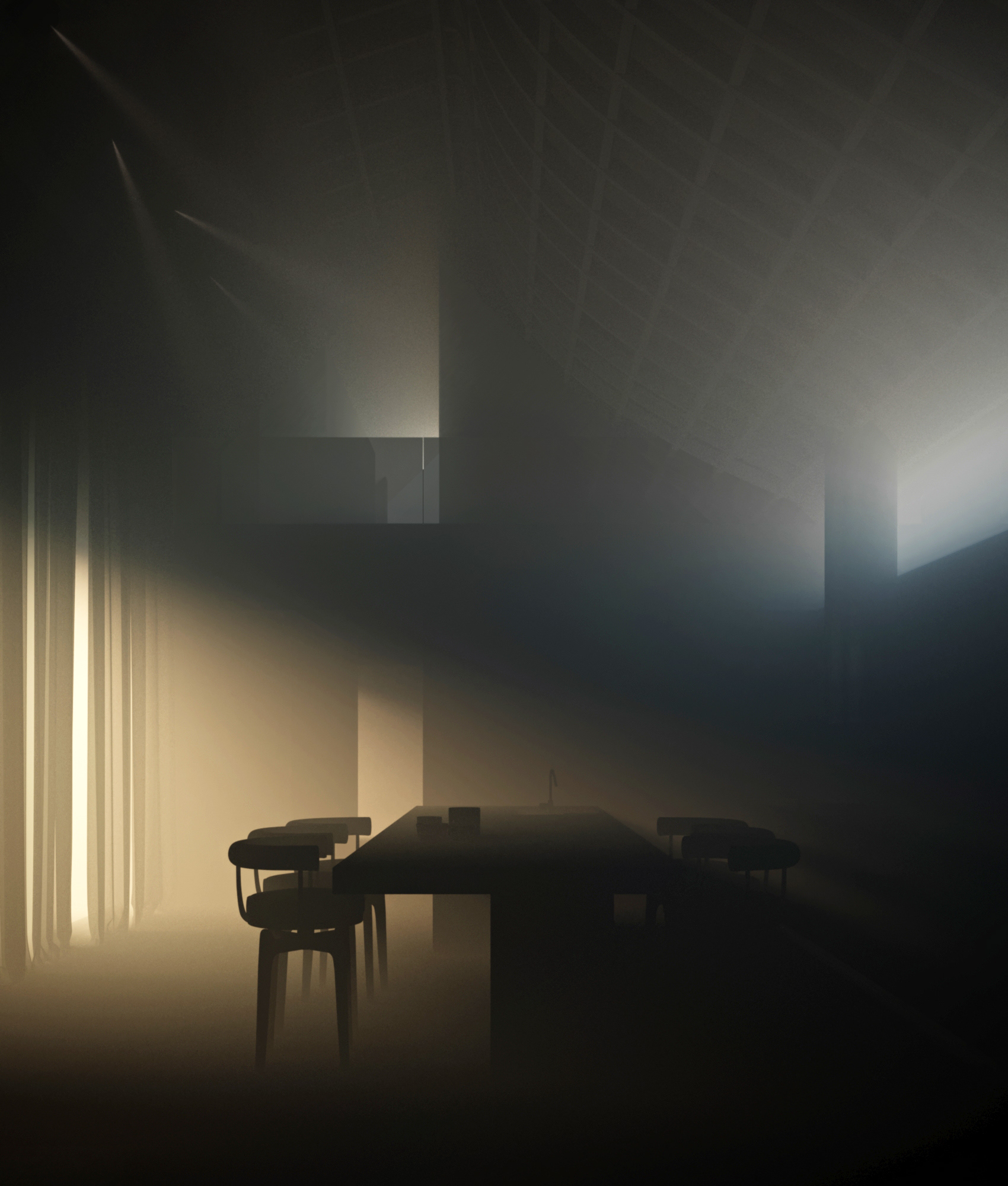 Open kitchen, Dining area-4