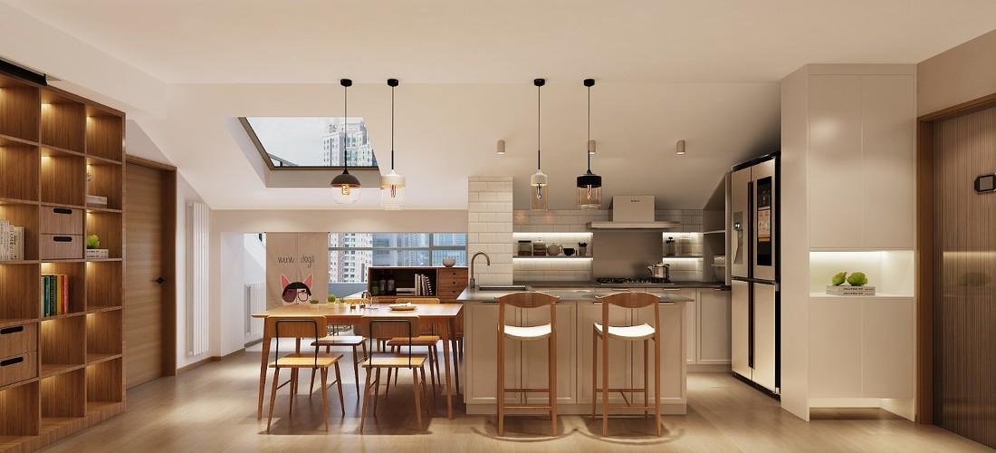 90平米顶层小三居大改造-26