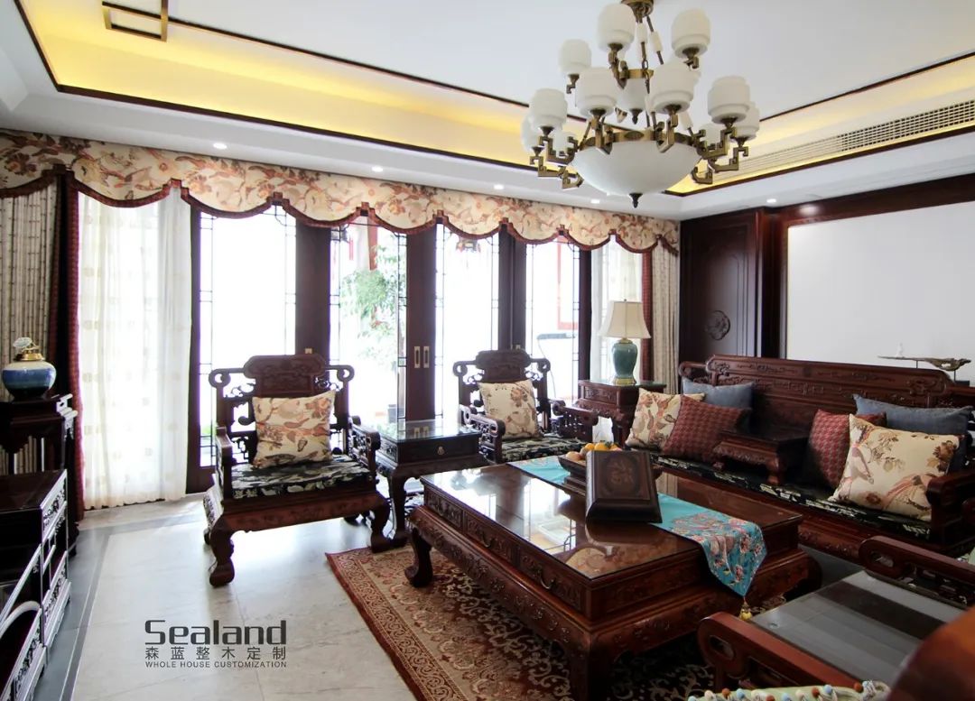 常州国宾一号平层,新中式风格演绎东方美学-12