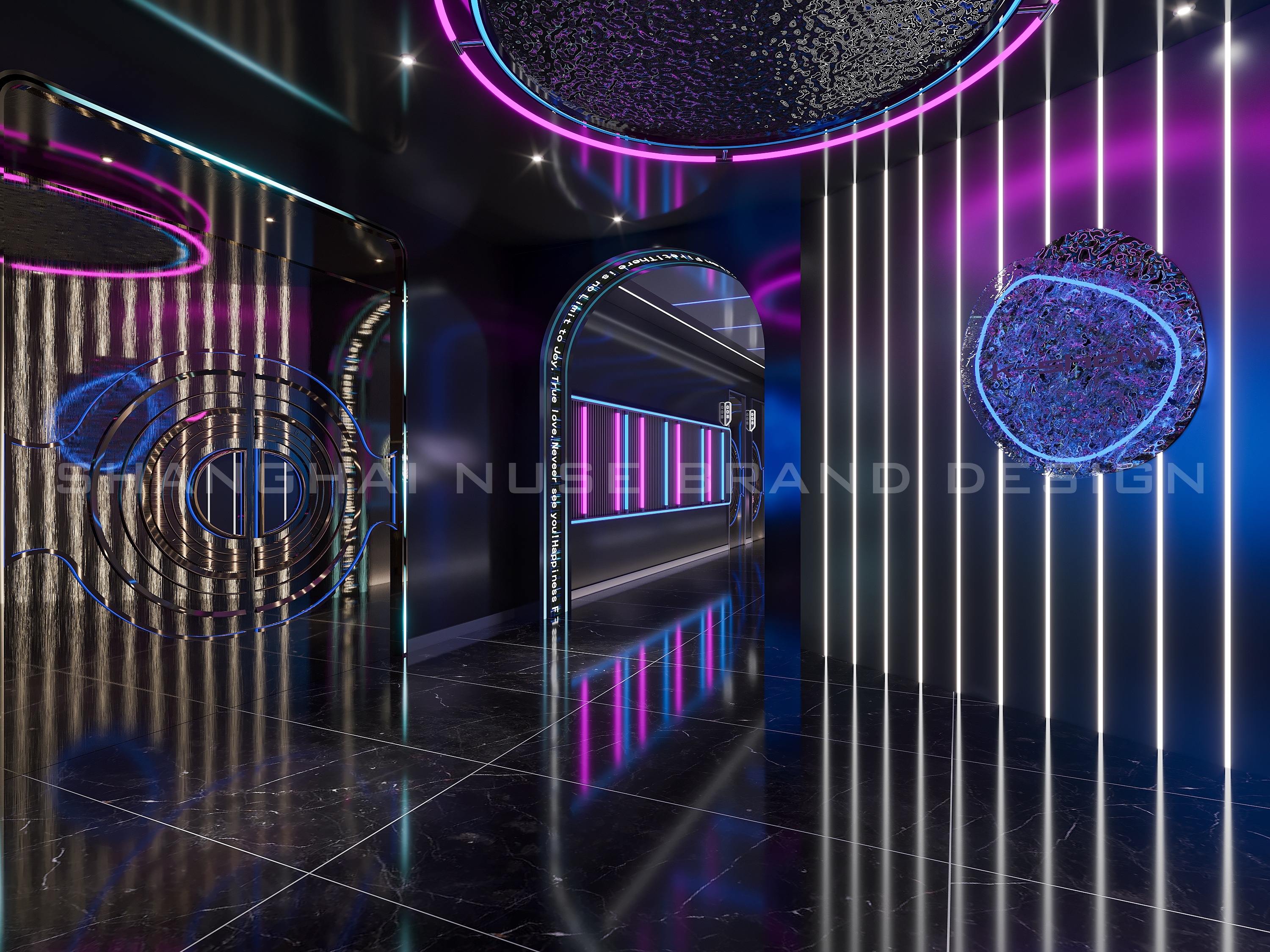 赛博朋克风KTV设计丨木村空间设计有限公司-2