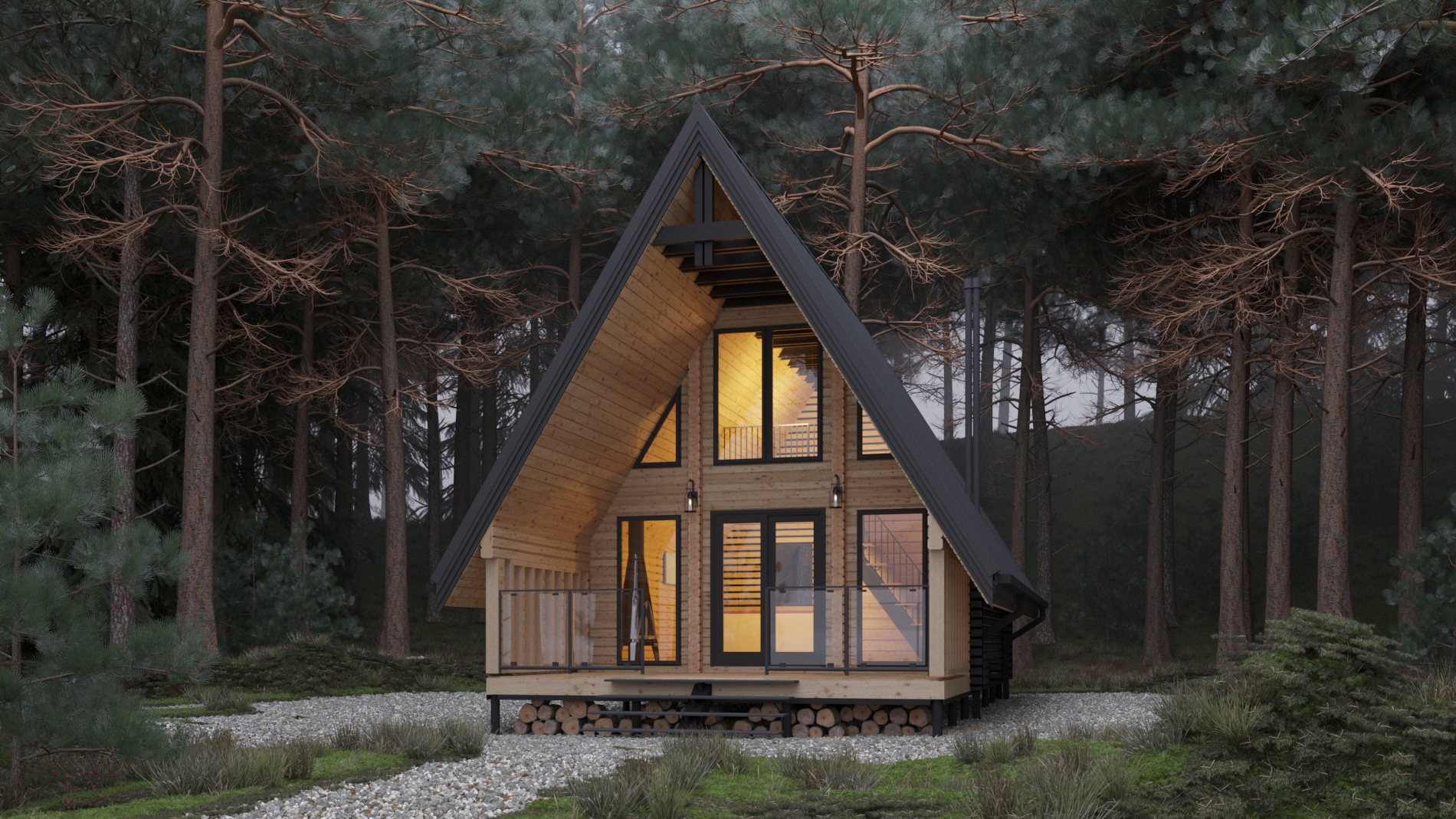 湖畔小屋丨俄罗斯丨Ekaterina Mikhailina-7