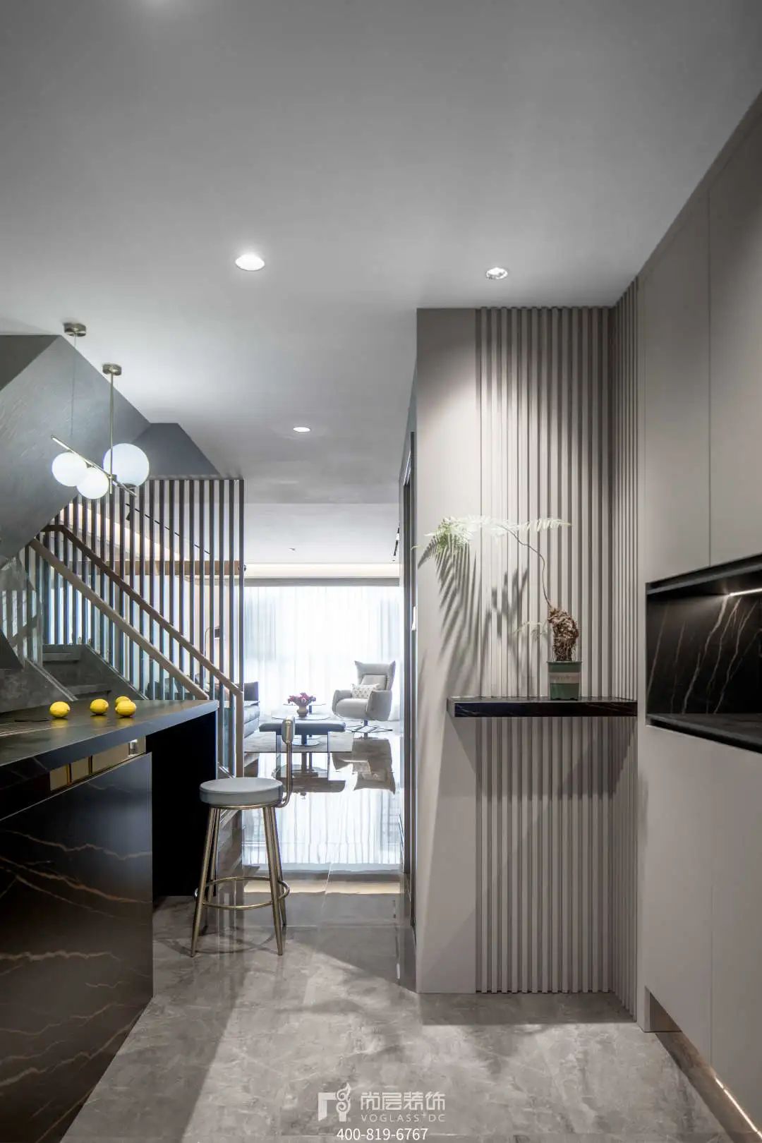 平湖御峰园×尚层装饰｜极简风别墅设计，宁静的心灵居所-43