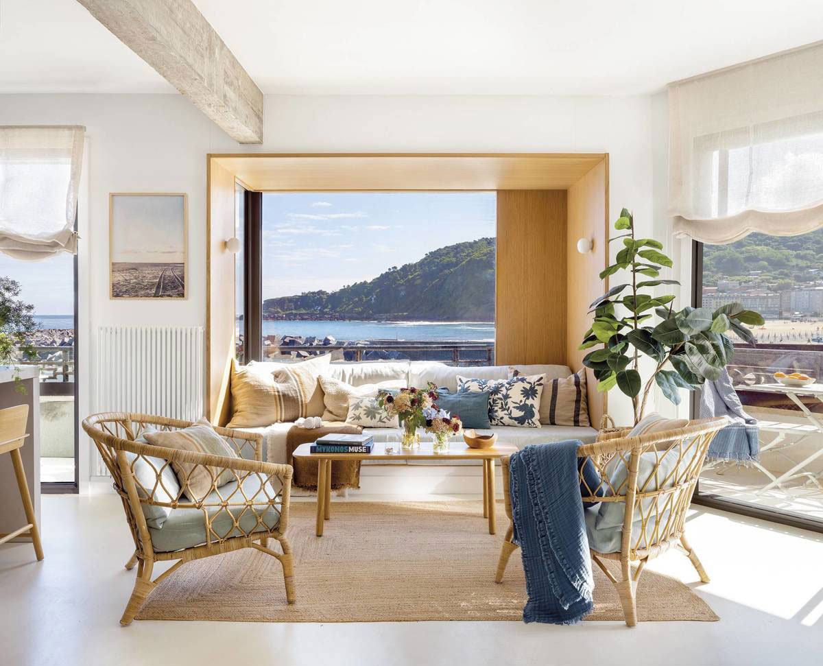 西班牙北部海岸的混凝土美感公寓-1