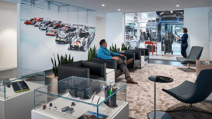 加州卡尔尔斯巴德 Porsche 经销商现代建筑设计与室内设计-7