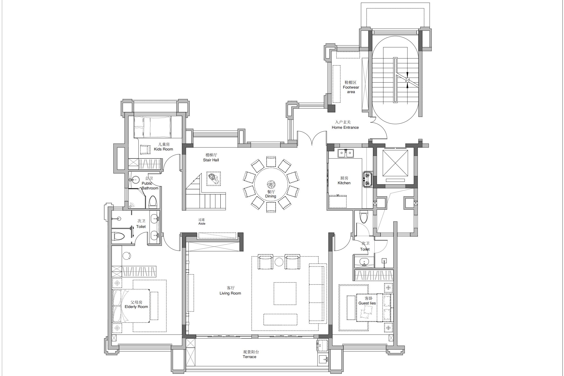 锋·236㎡海畔山上叠样板房丨中国珠海-4