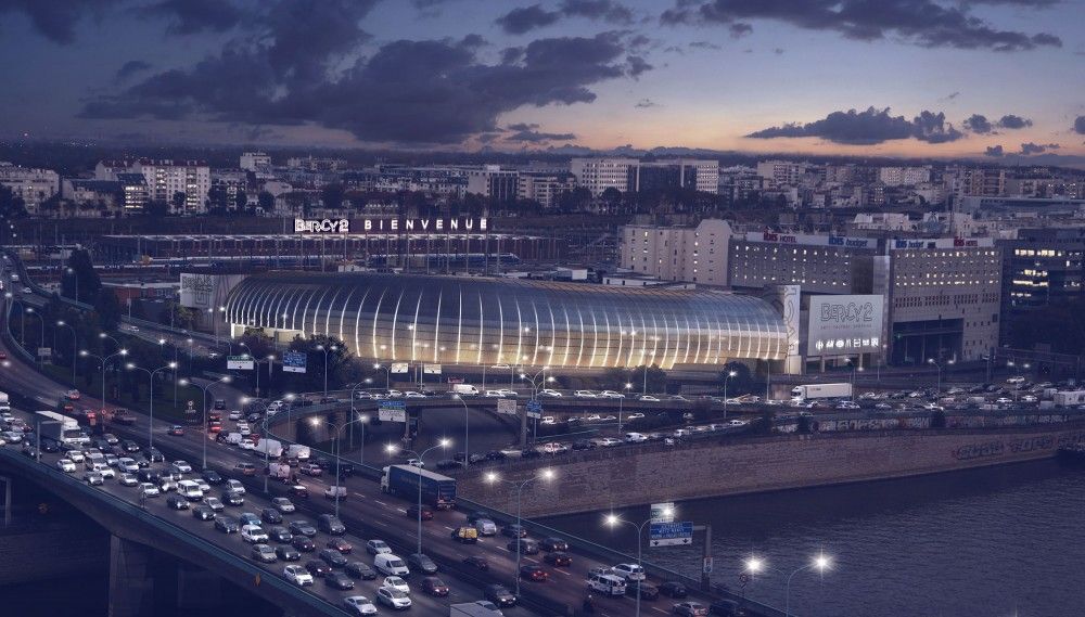 巴黎 BERCY 2 购物中心,银色曲线建筑的风尚之作-5