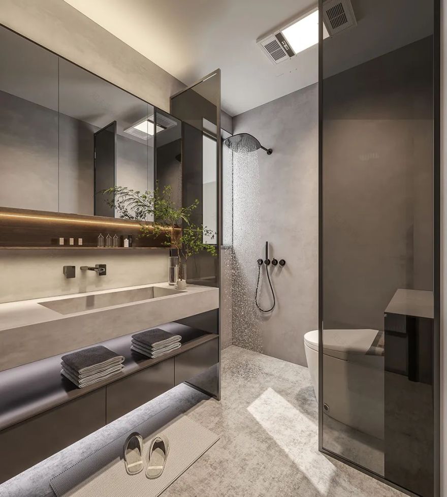 现代极简·峰上名宅·127㎡温馨家居设计丨CITYFAMILY DECORATIO-16