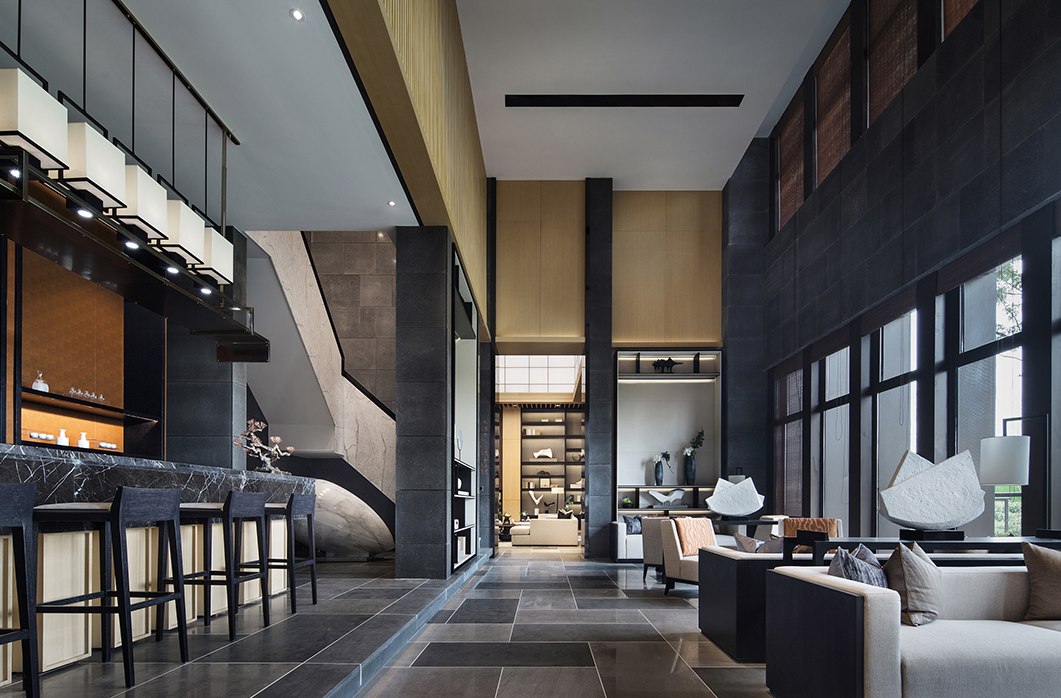 徐州万科翡翠天御售楼处 | 幽微蕴藉，空灵清远-12