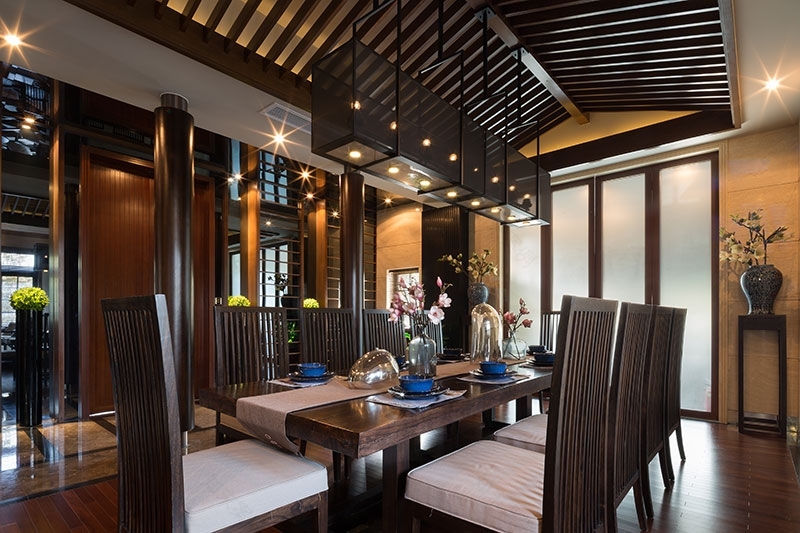 中星红庐中式别墅样板房-14