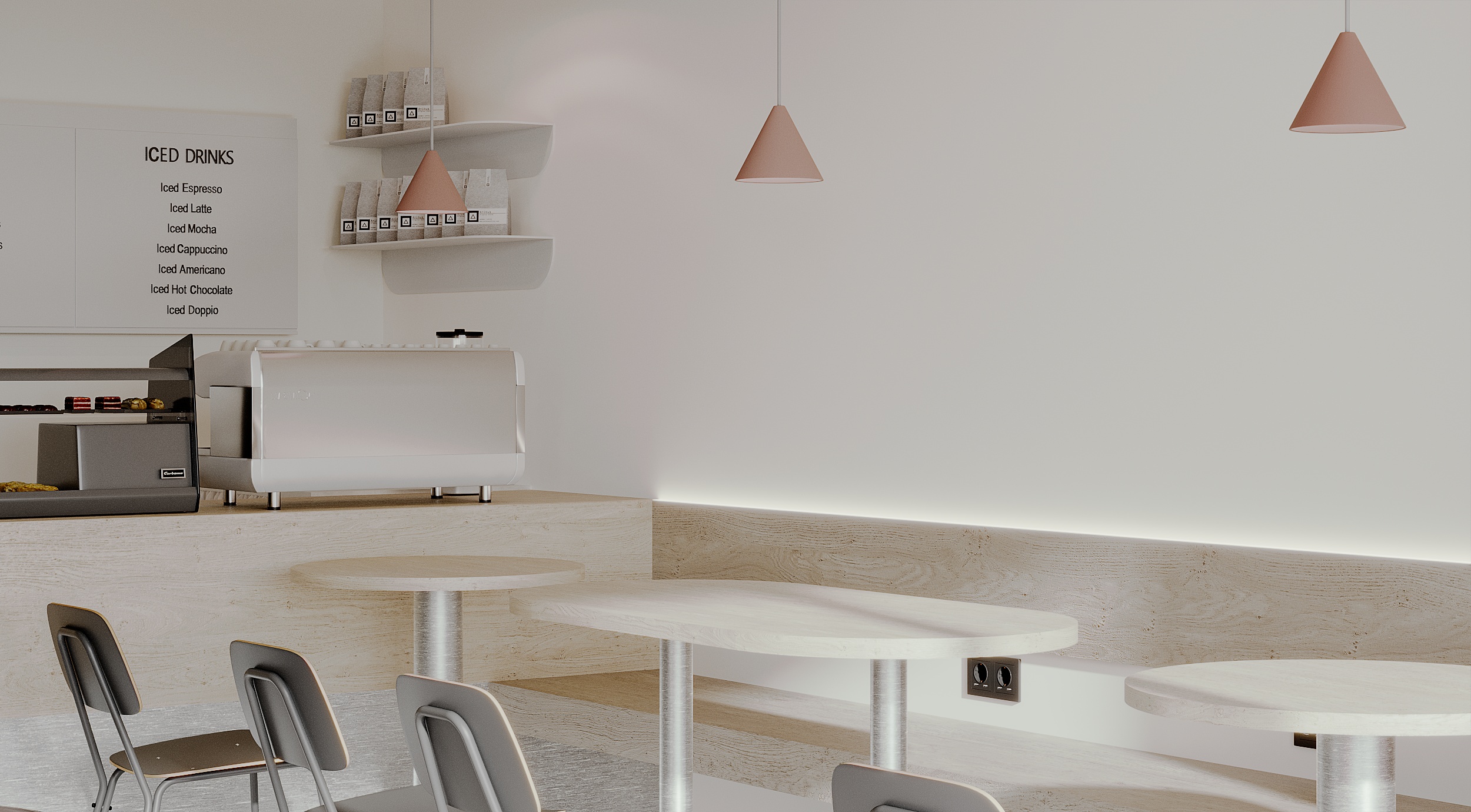 Soft Minimal Café Interior-5
