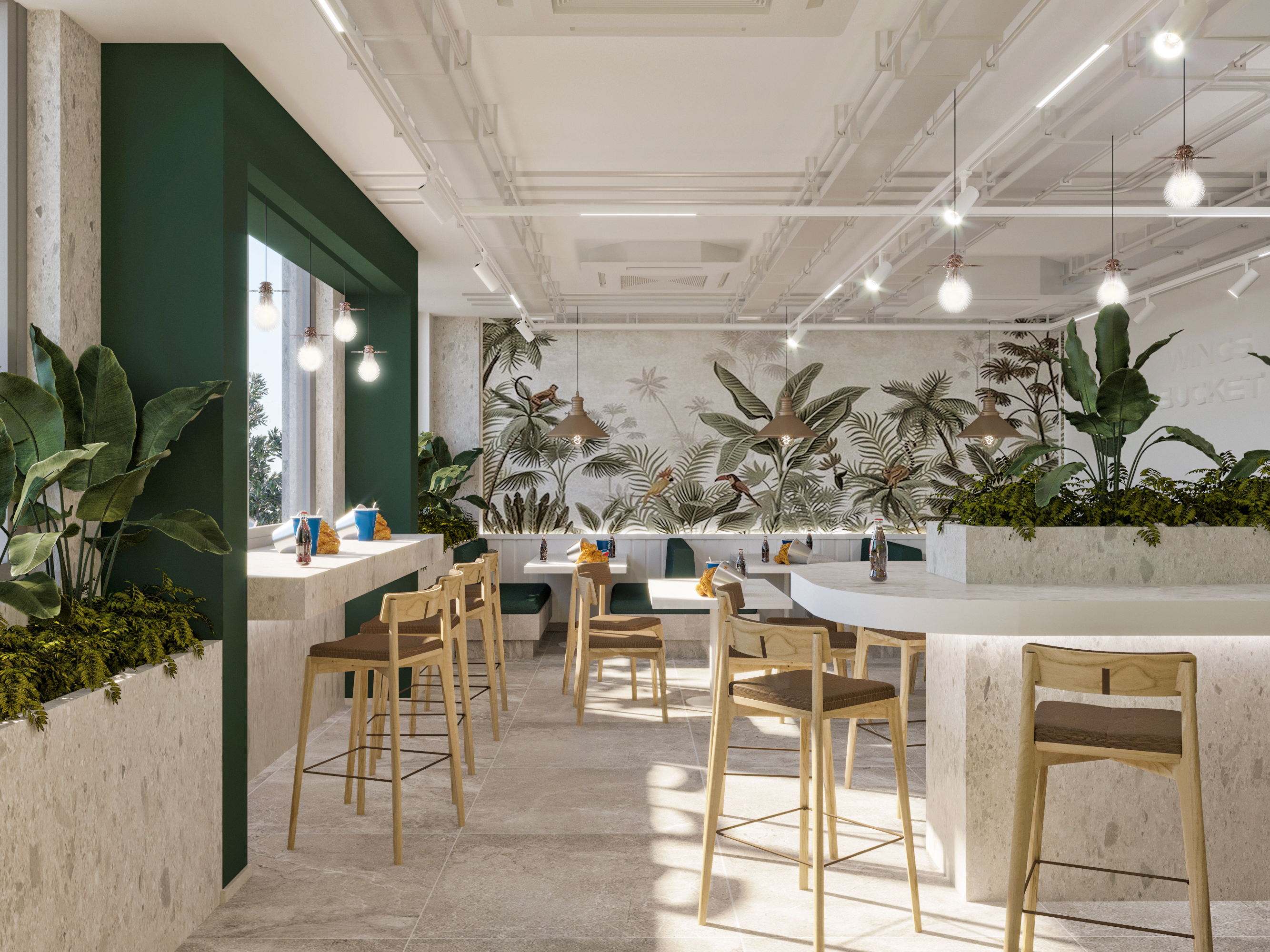 Wings Bucket 餐厅设计丨约旦扎尔卡-14