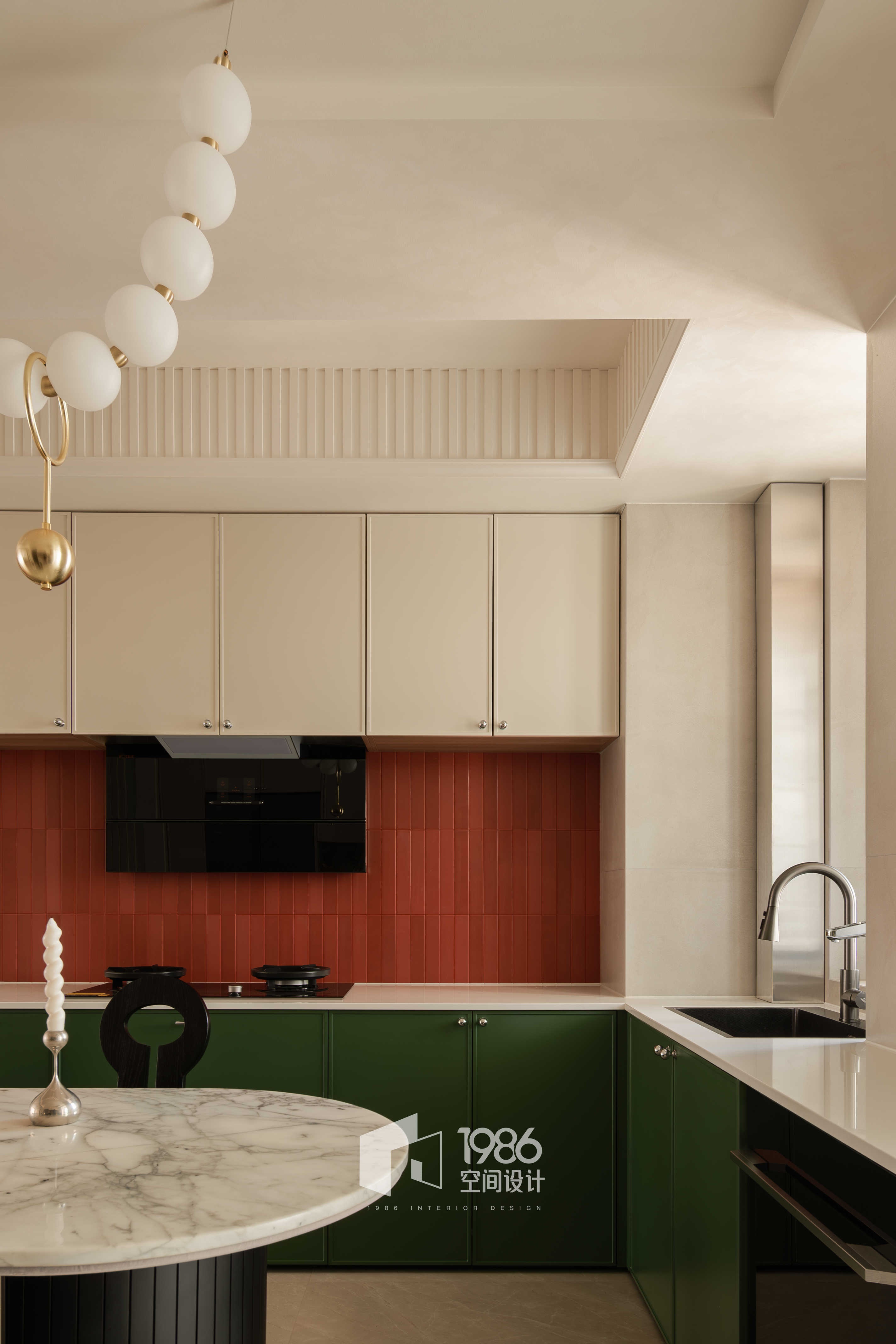 180㎡自带电影感的轻法式之家丨中国长沙丨1986空间设计-22