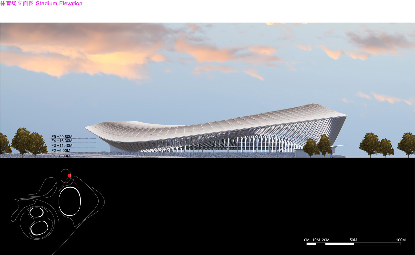 大湾区体育中心丨中国广州丨扎哈·哈迪德建筑事务所,广东省建筑设计研究院-111