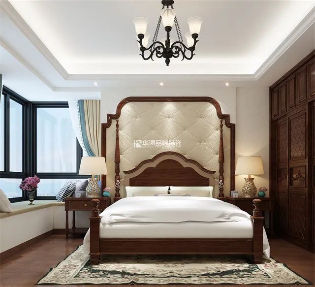 美式浪漫,雅致生活·韶关碧水花城四居装修案例丨中国韶关丨华浔品味装饰-31