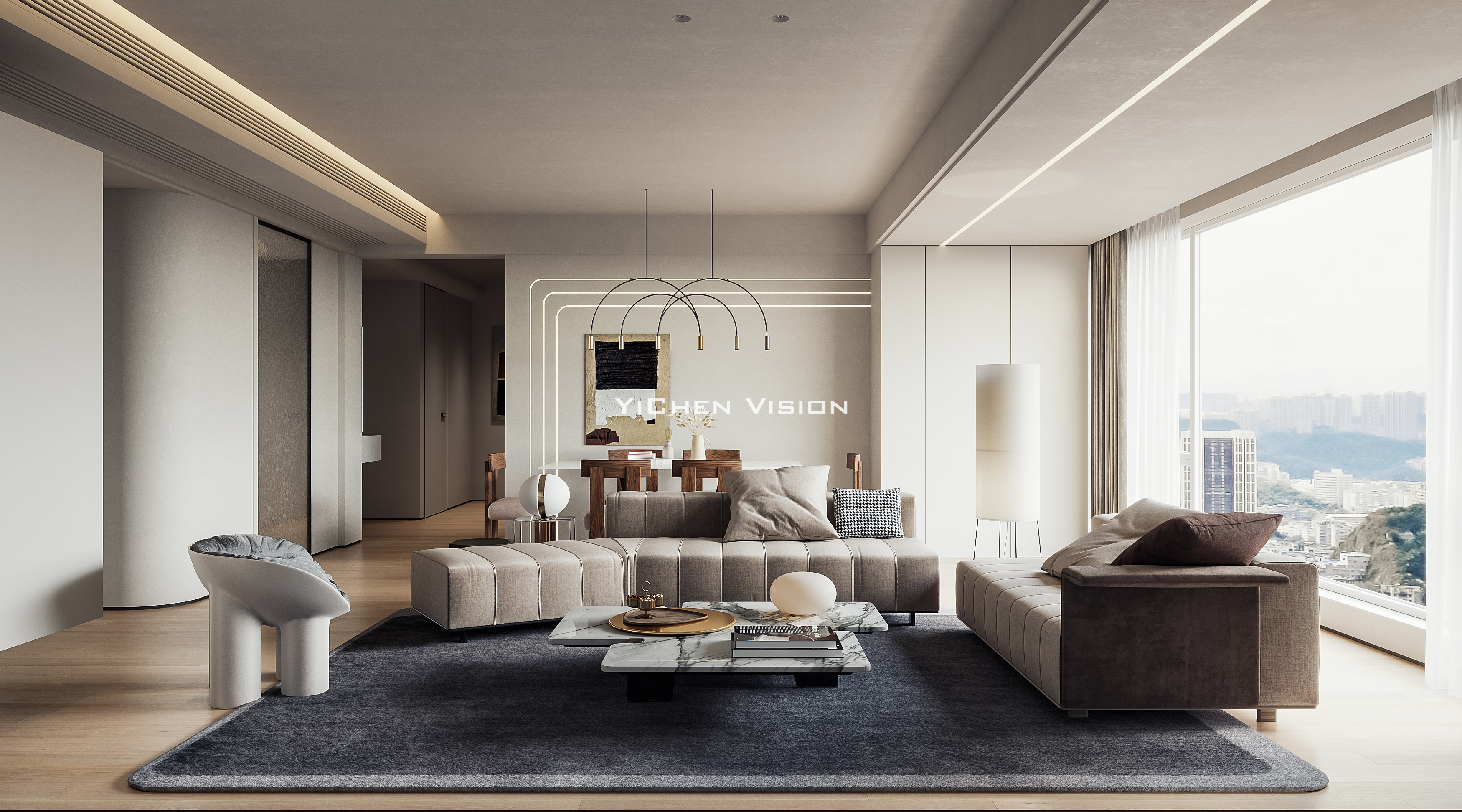 客厅合集丨屹尘视觉设计-3