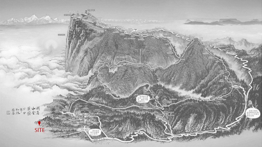 峨眉山会宗书院建筑设计丨中国眉山丨上海尤安建筑设计股份有限公司-4