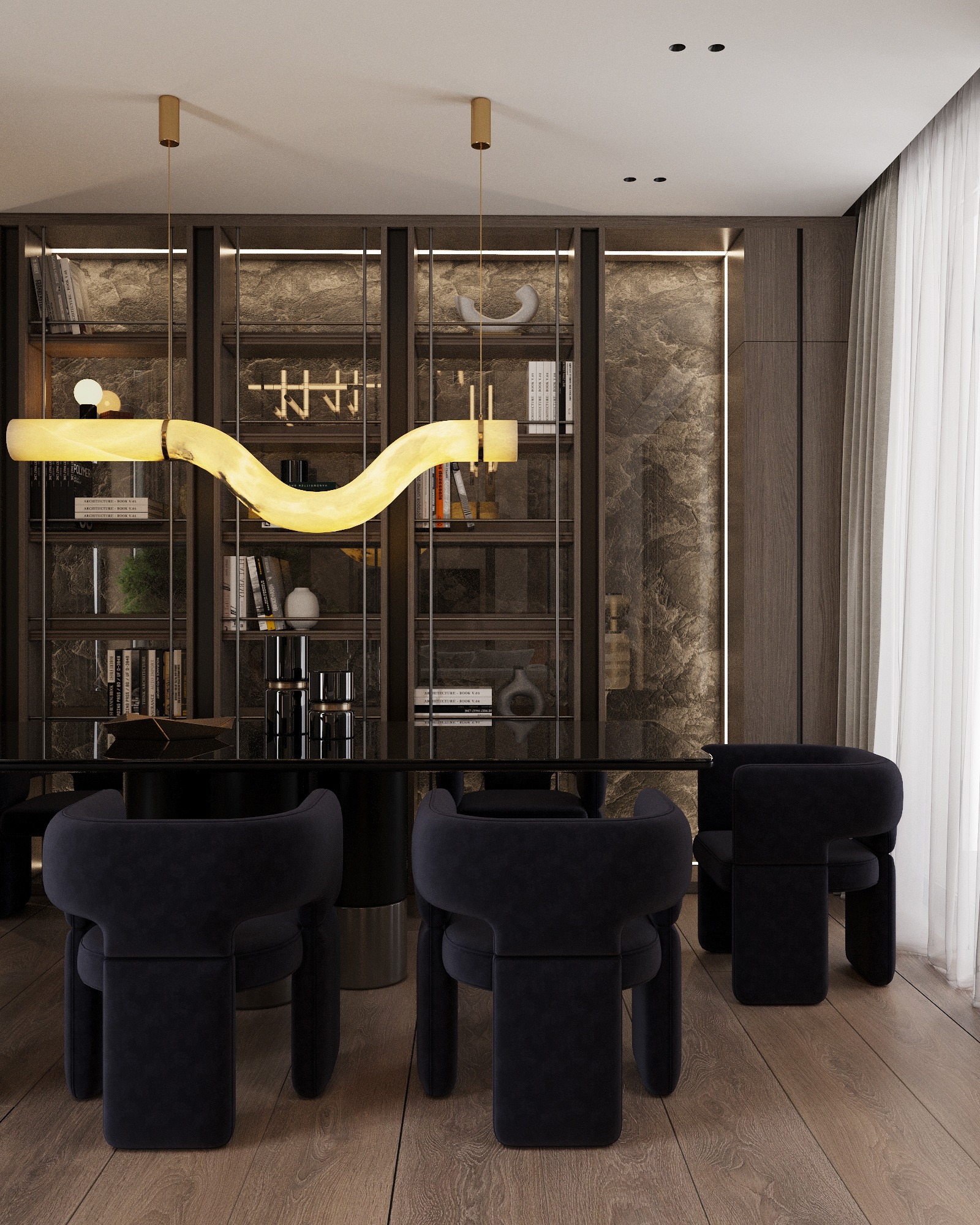 Villa Living Room Design-5