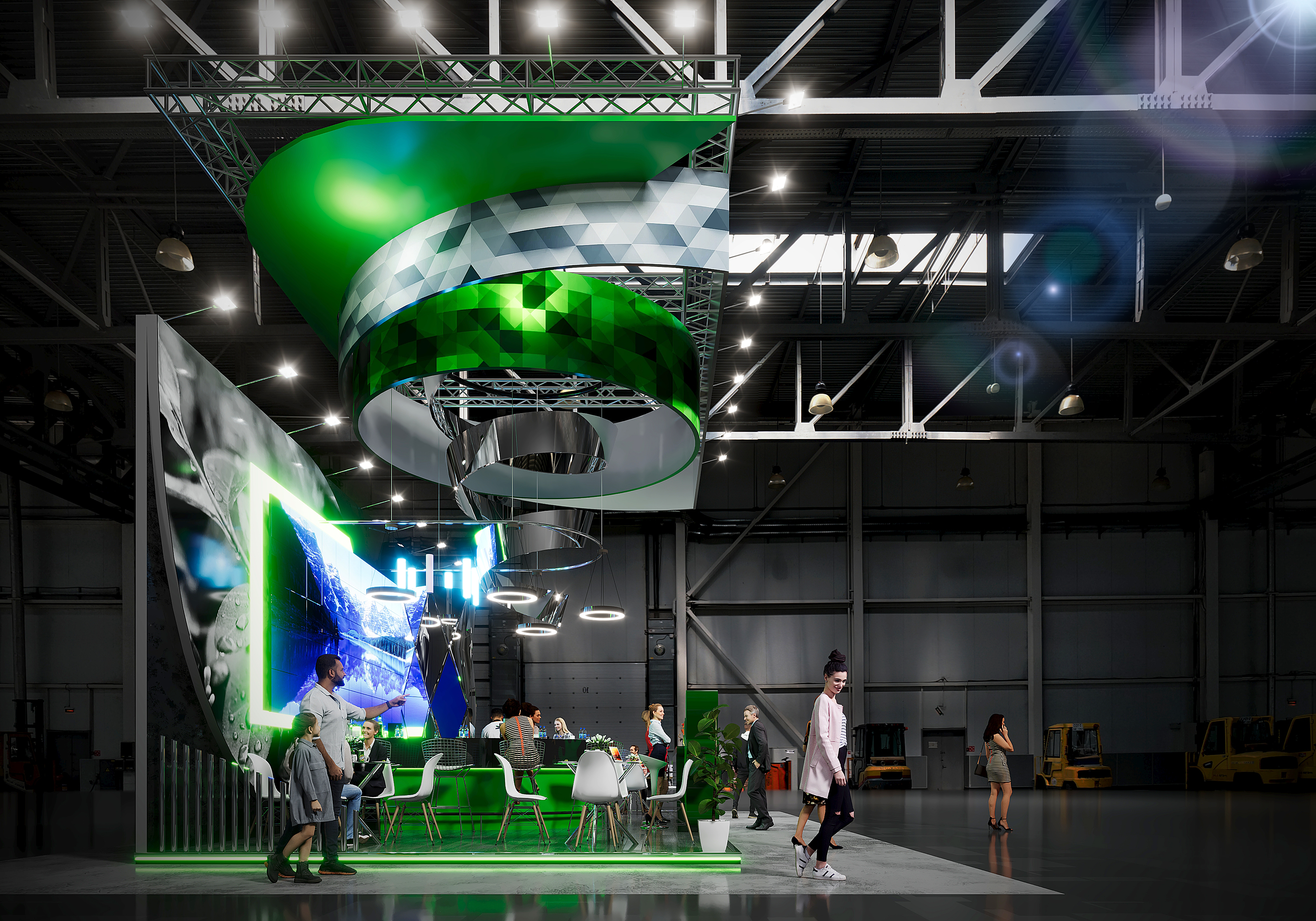 GREEN LIFE展览展示架设计丨俄罗斯莫斯科丨Michail Koznev-10