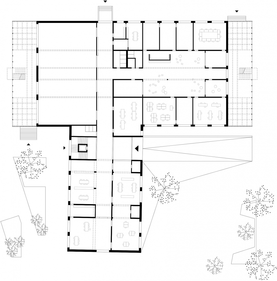 奥地利 Bütze Wolfurt 小学 · 木板条与锌钢构建的温馨学习空间-65