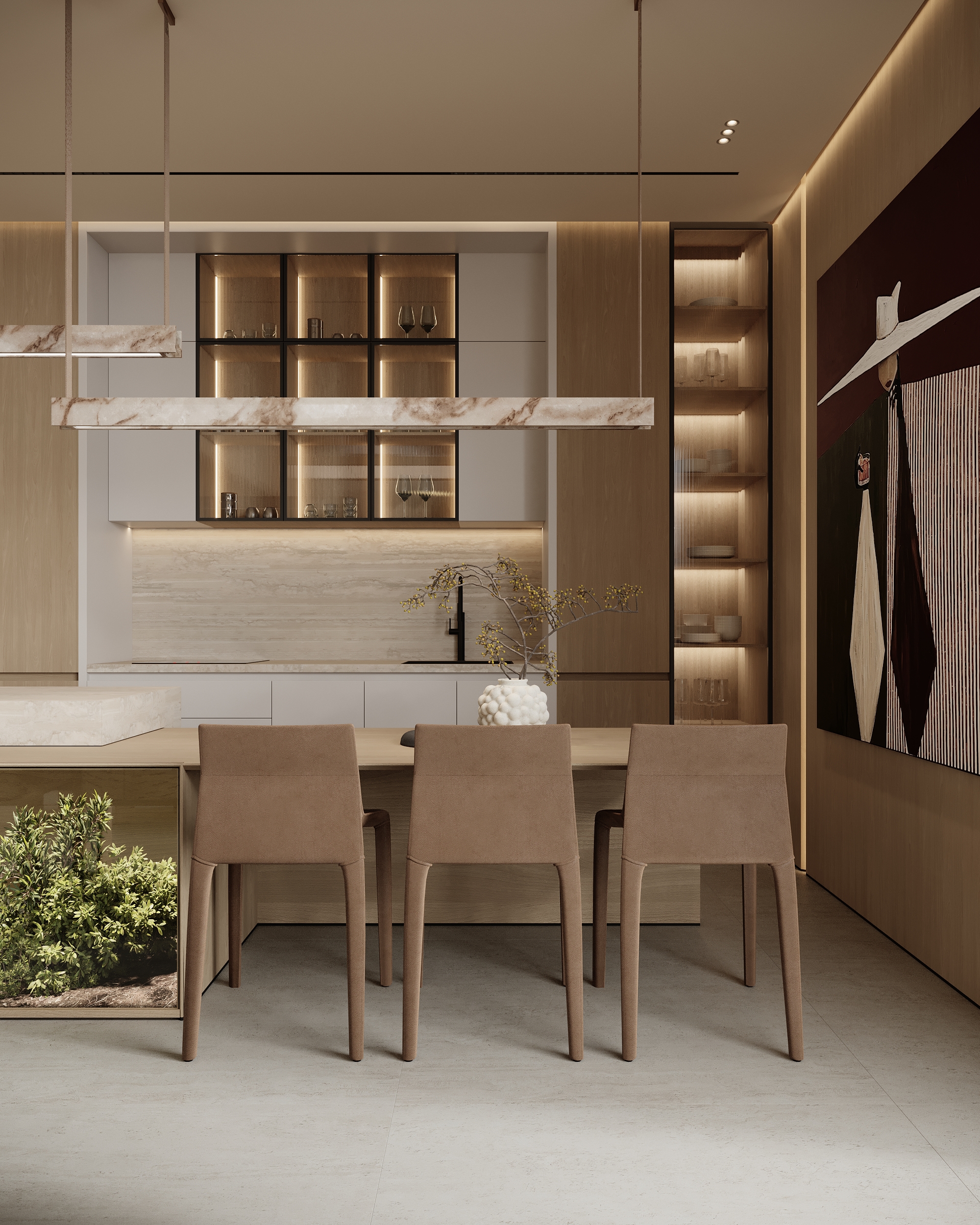 客厅设计丨阿联酋迪拜-19